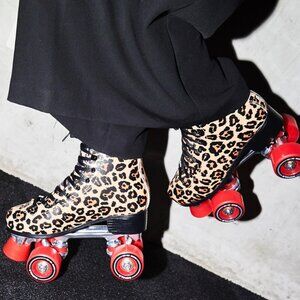 Impala Leopard Roller Skates.NWT